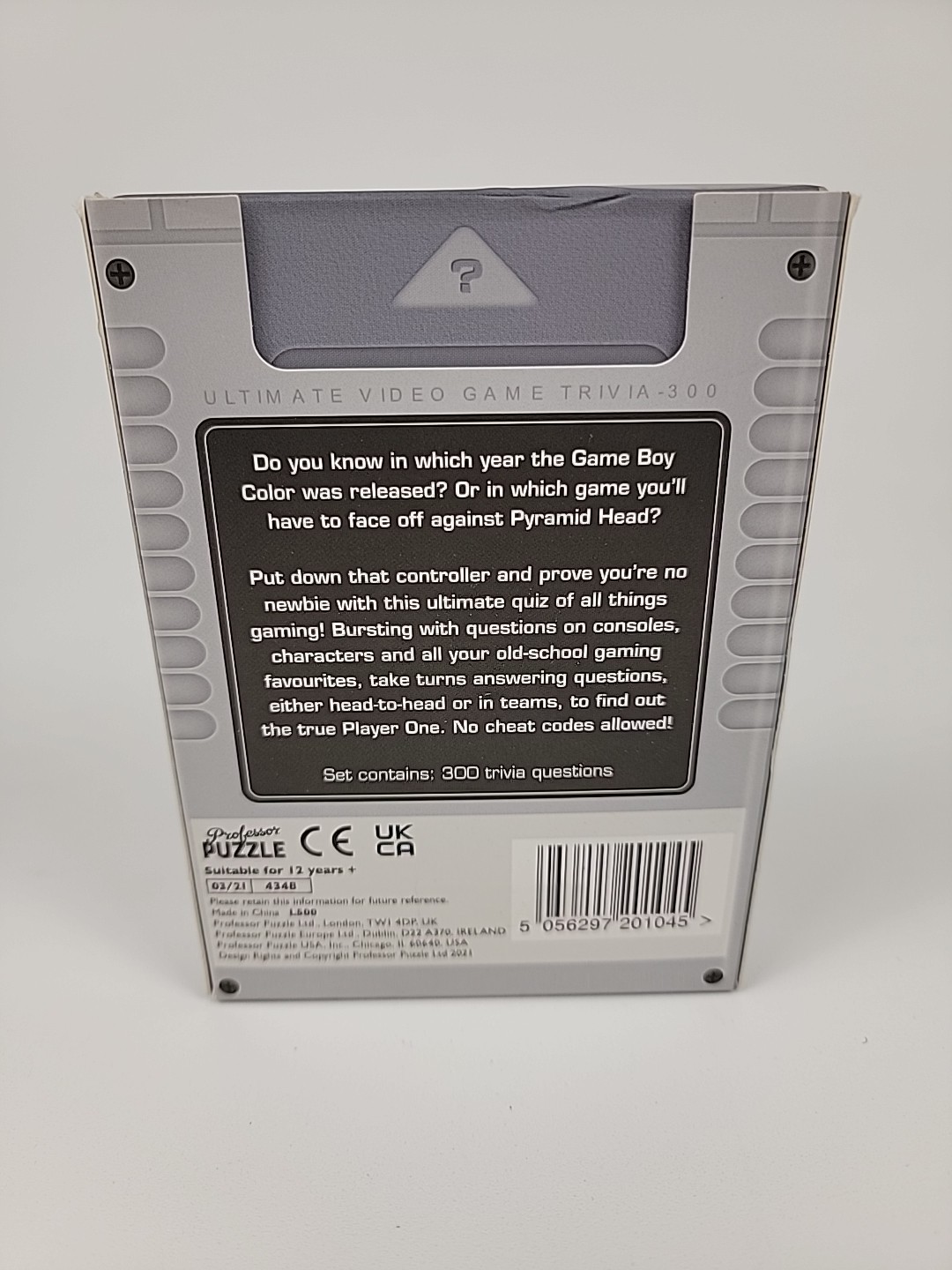 Ultimate Video Game Quiz Card Game – Professor Puzzle