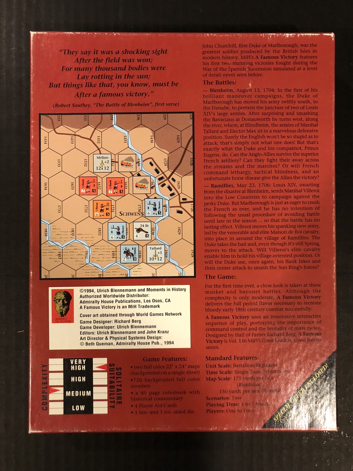 A Famous Victory: Blenheim and Ramillies (Moments in History) by Richard Berg