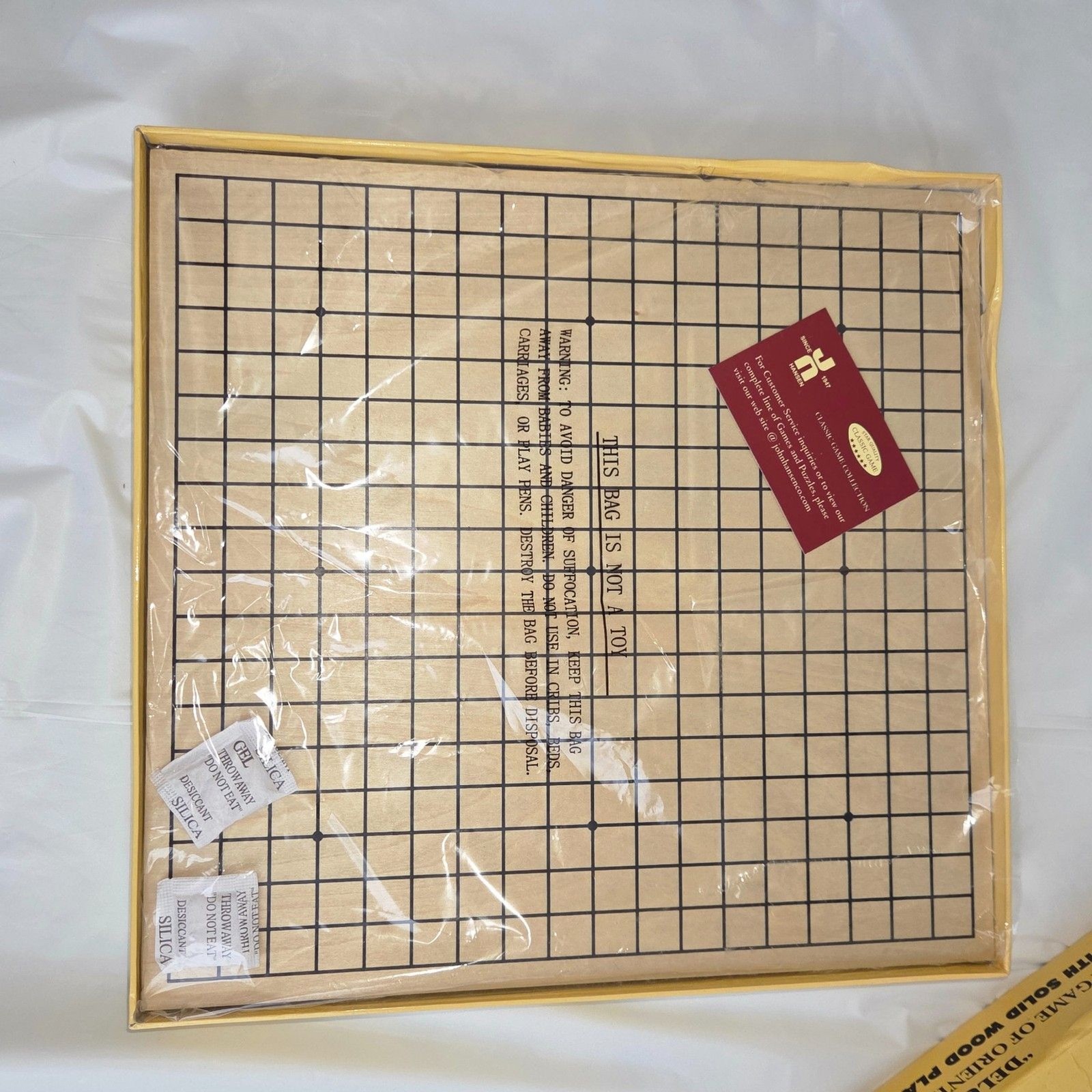 1982 John N. Hansen Go Deluxe Board Game Solid Wood Complete Vintage Set