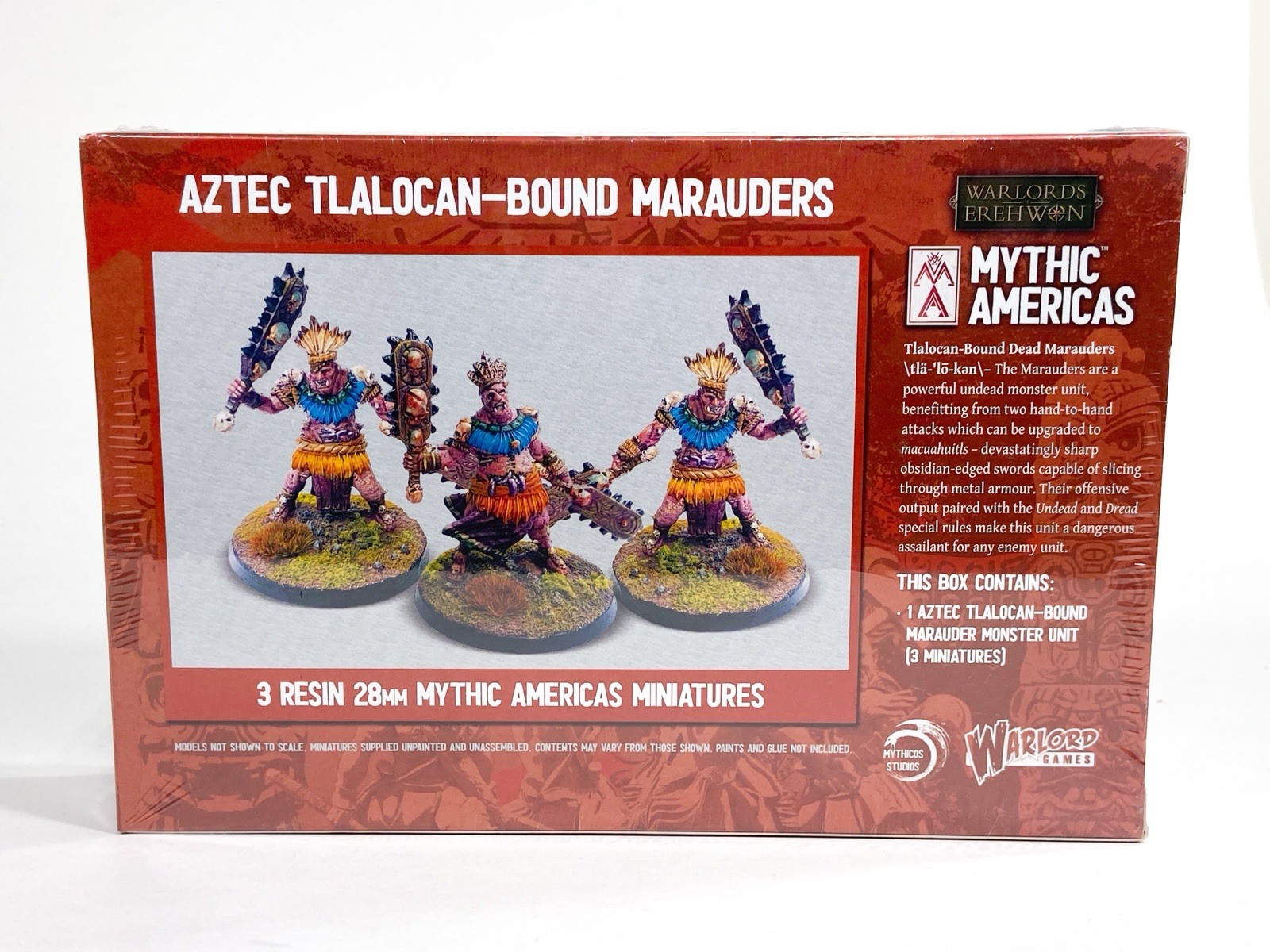 Mythic Americans Aztec Tlalocan-Bound Marauders Warlord Games Factory SEALED