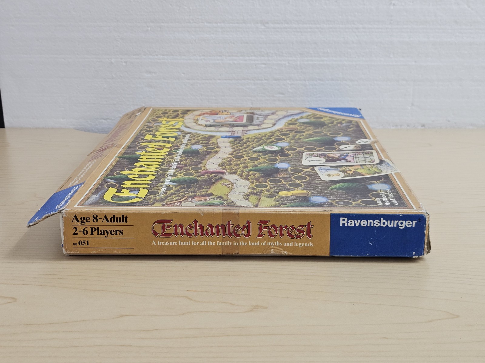 VINTAGE Enchanted Forest Board Game Ravensburger 1982 Incomplete As Is
