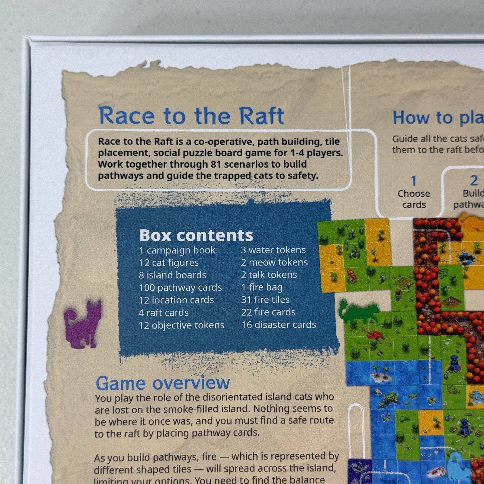 Race To The Raft Co-op Board Game The City Of Games Frank West Complete