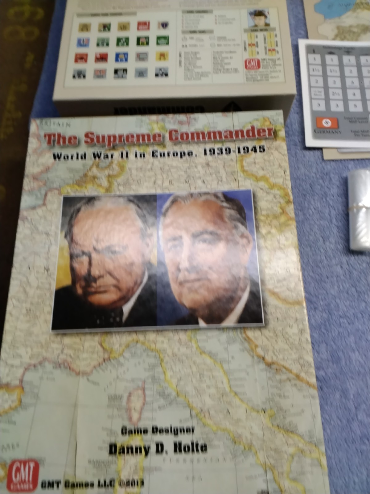 The Supreme Commander: World War II in Europe, 1939-1945 GMT Games WW2,Complete