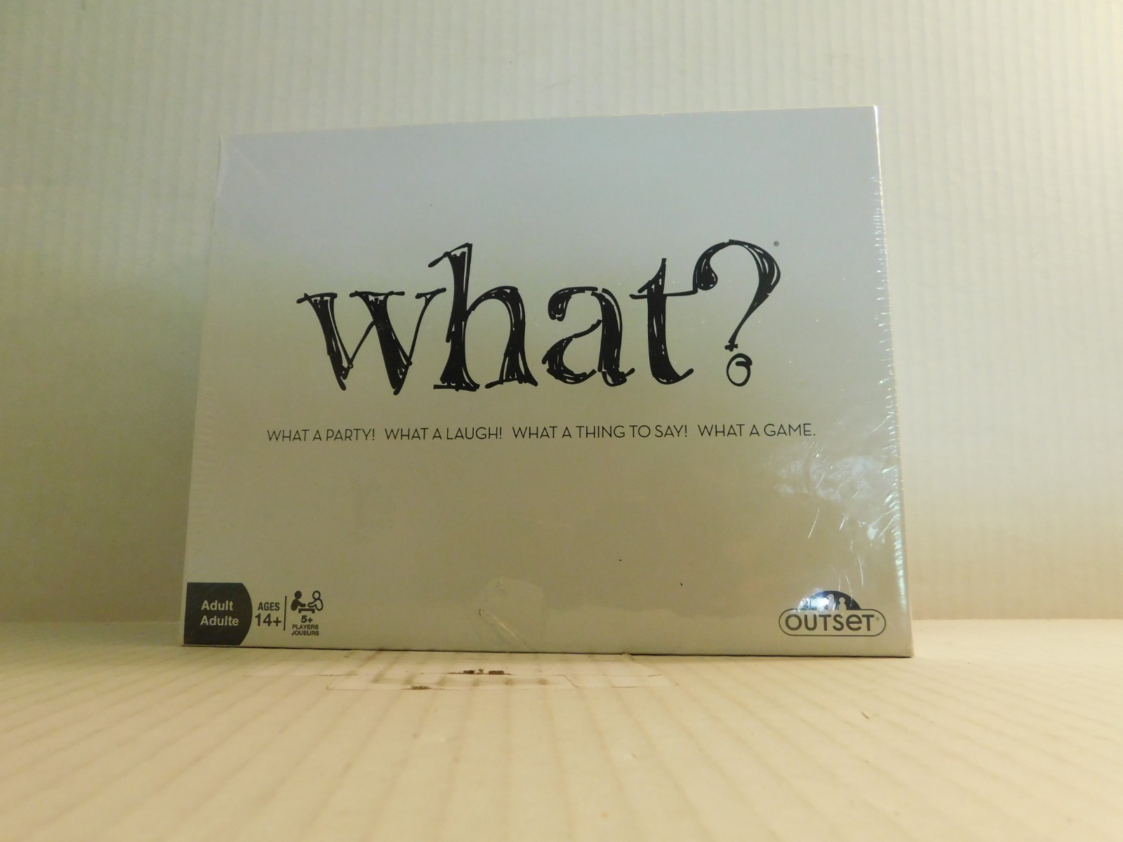 What? Party Game by Outset – Adult 14+ For Over 5 Players