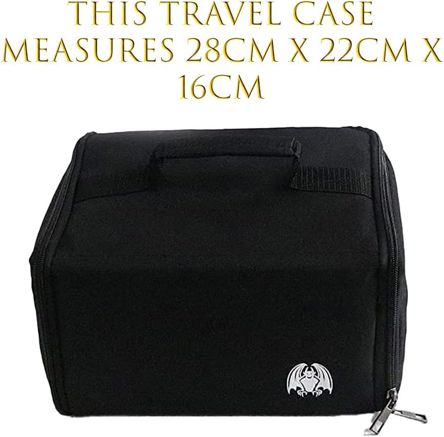 Gargoyle Miniature Carrying Case – 80 Foam Slots for 28Mm Storage – Dnd Case wit