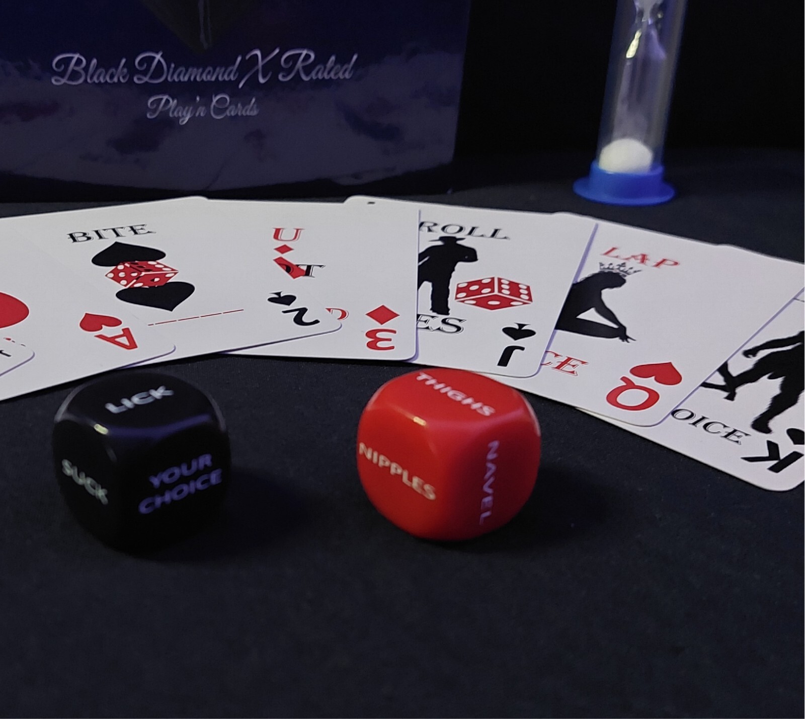 Black Diamond X Rated, sex games, party games, dice game, drinking games, 4 play