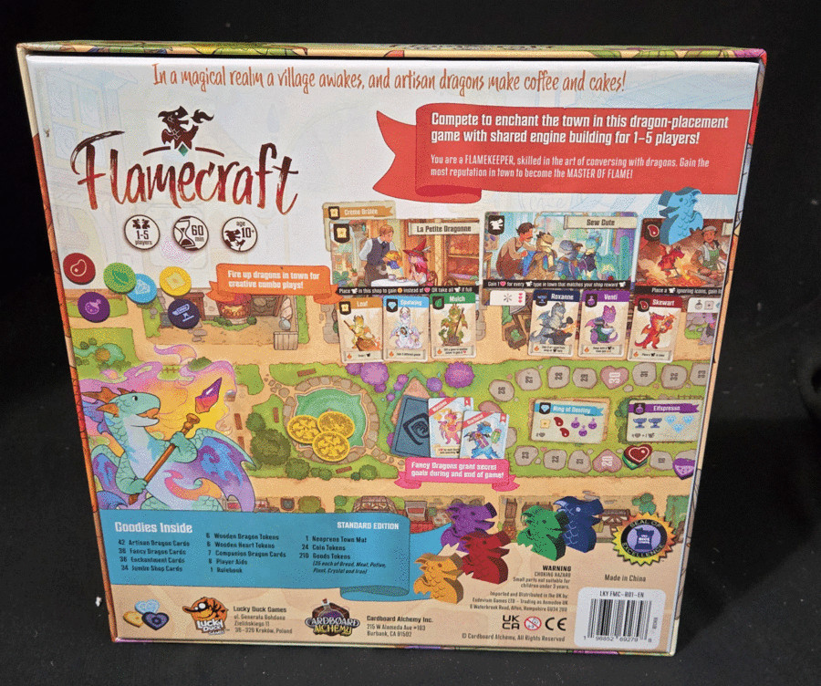 Cardboard Alchemy Flamecraft Standard Edition Family Fun Strategy Board Game