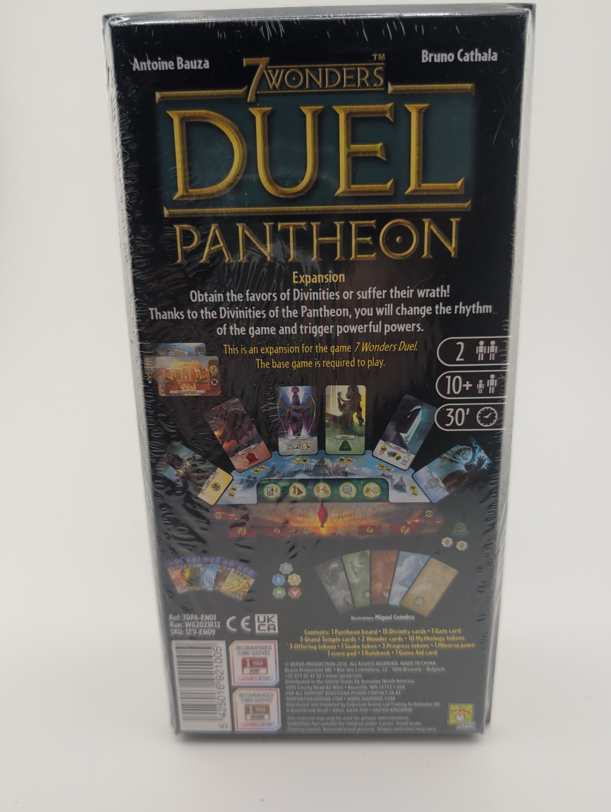 New – Repos Production 7 Wonders Duel: Pantheon Expansion – Ages 10+ | 2 players
