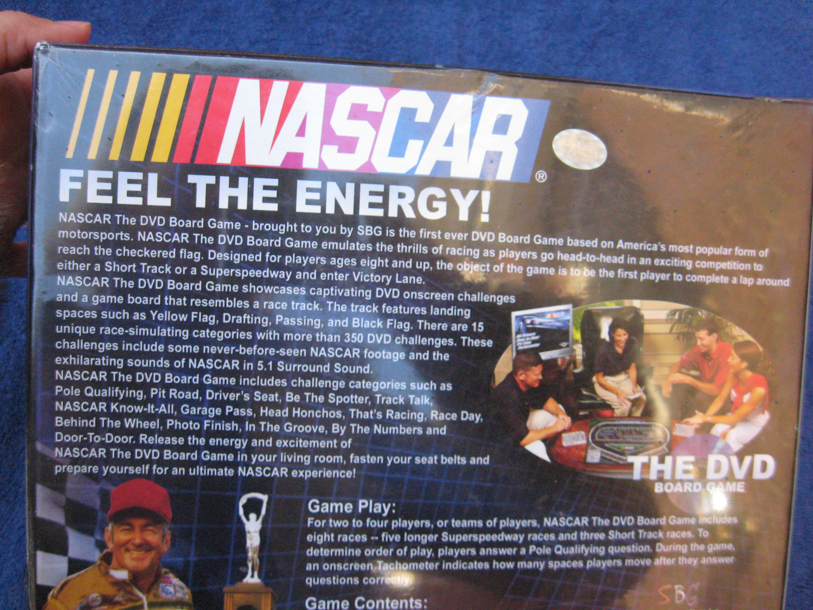 Nascar “The DVD Board Game” NEW FACTORY SEALED 2005
