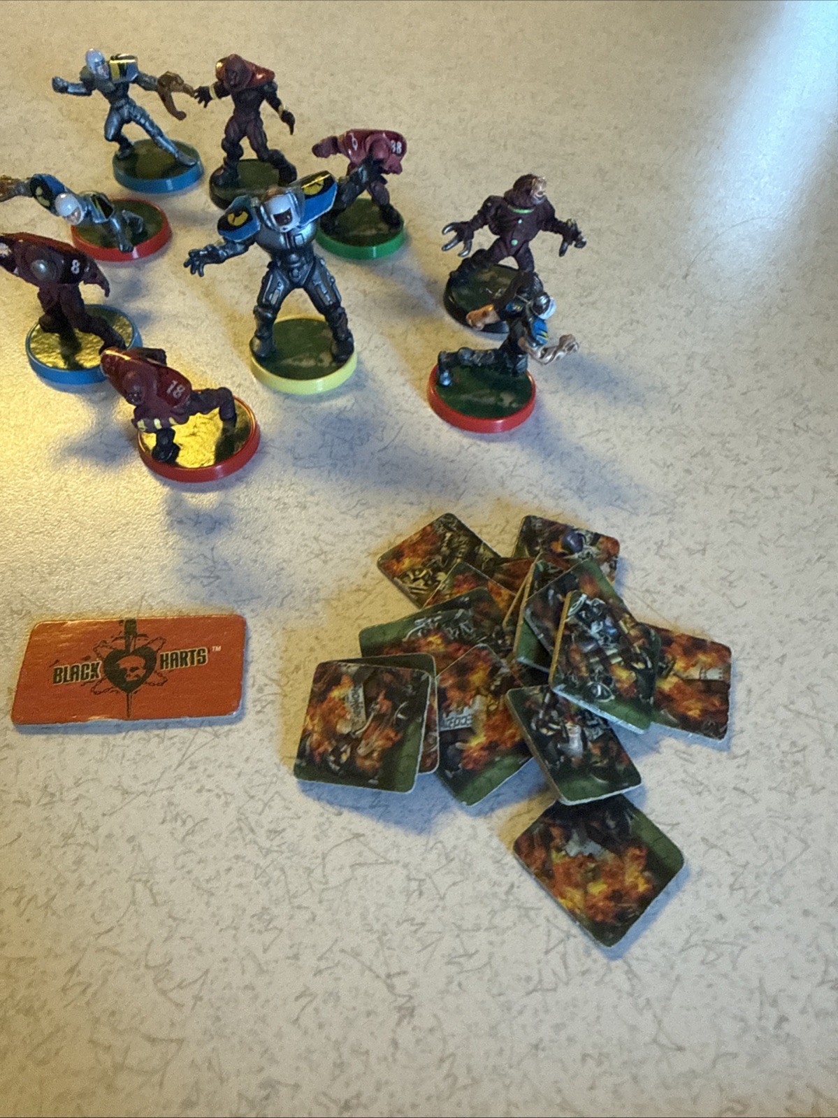 Milton 2003 BATTLE BALL Football Game Replacement Parts 20 Players Dice Cards ++