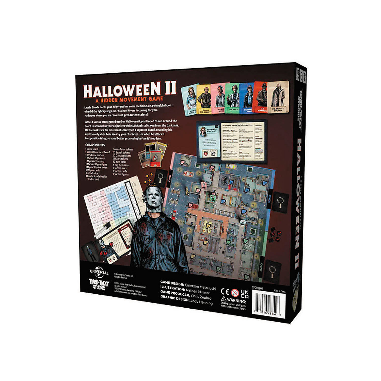 Halloween II Hidden Movement Board Game for 2-4 Players – Morris Costumes