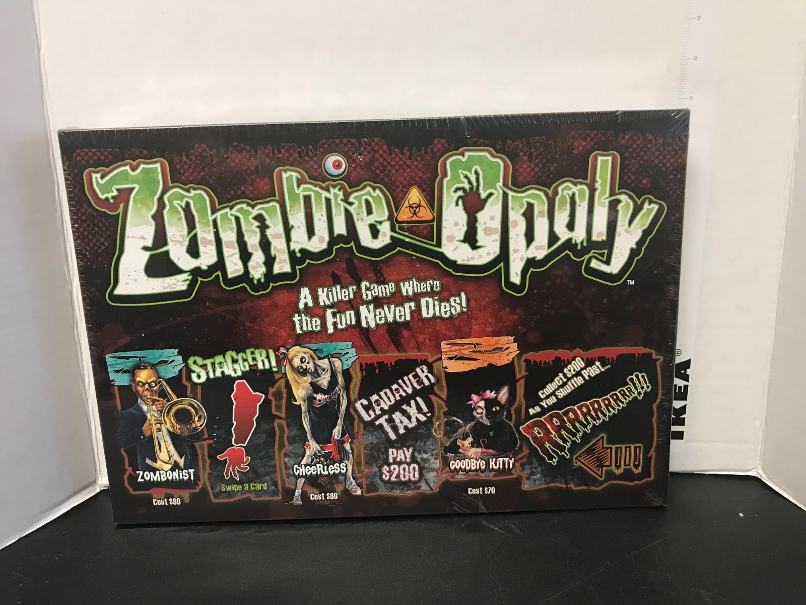 Zombie – Opoly Board Game by Late for the Sky New Factory Sealed Made In USA