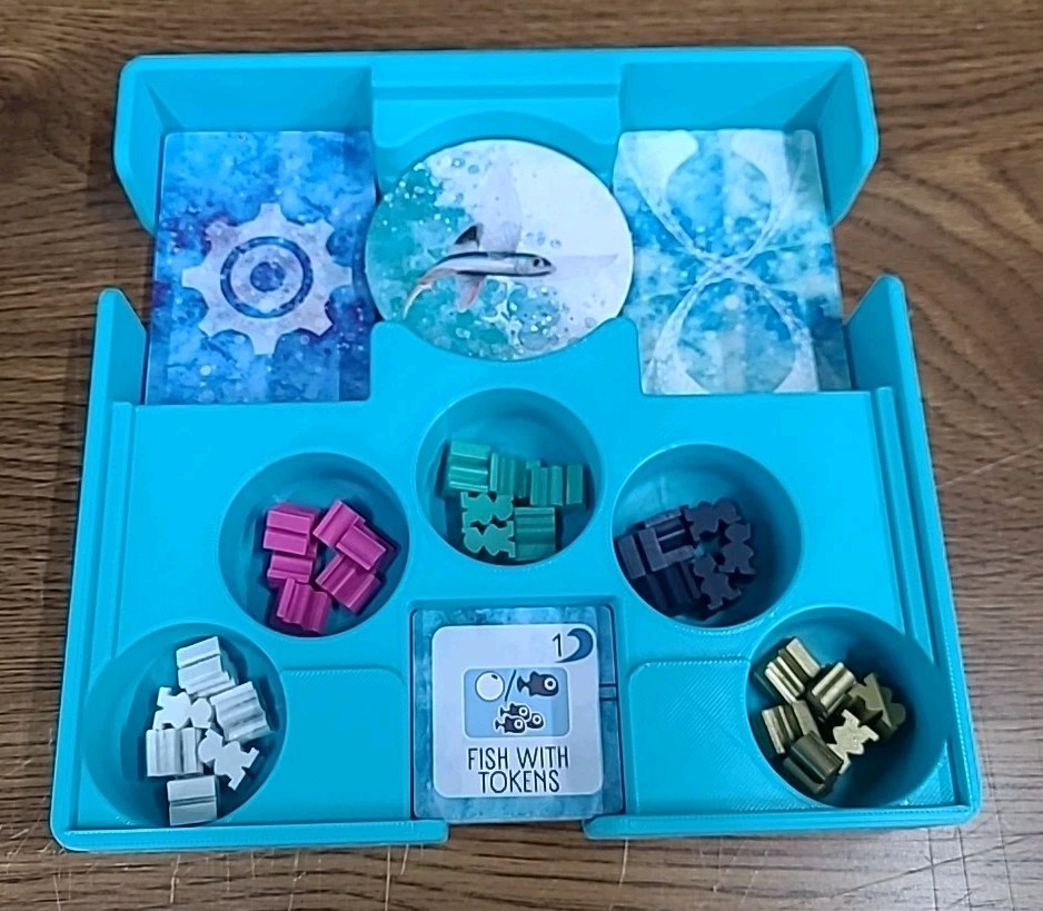 Finspan Storage Solution Box Insert – Board Game Upgrade – 3d Printed ANY COLOR