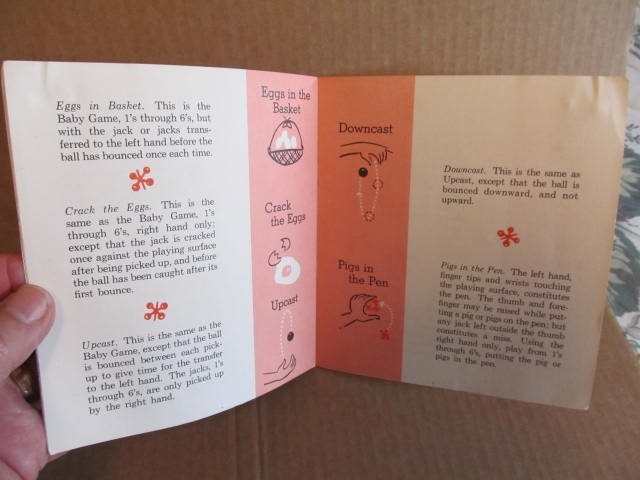 Vintage 1959 Story Book JAX Origin, History and Different JAX Games ~ Century Co