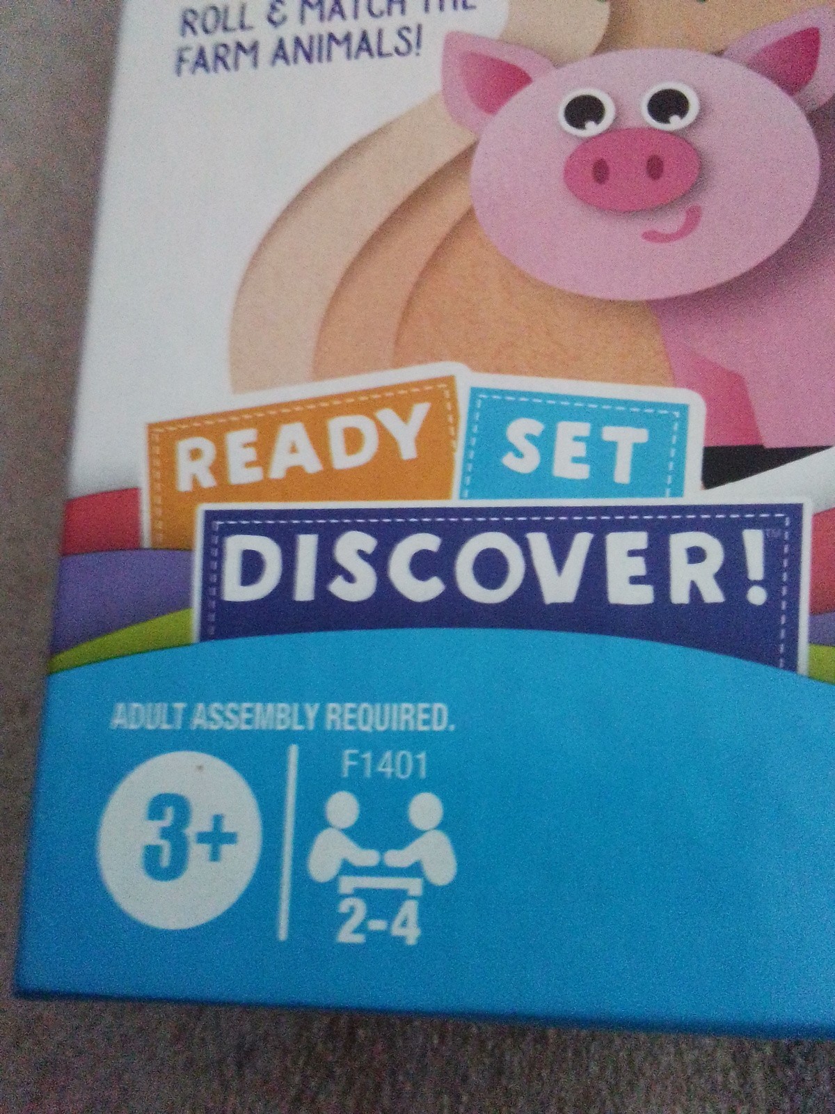 NIB Hasbro Ready Set Discover Bingo Game 3+ Years Farm Themed 2-4 players