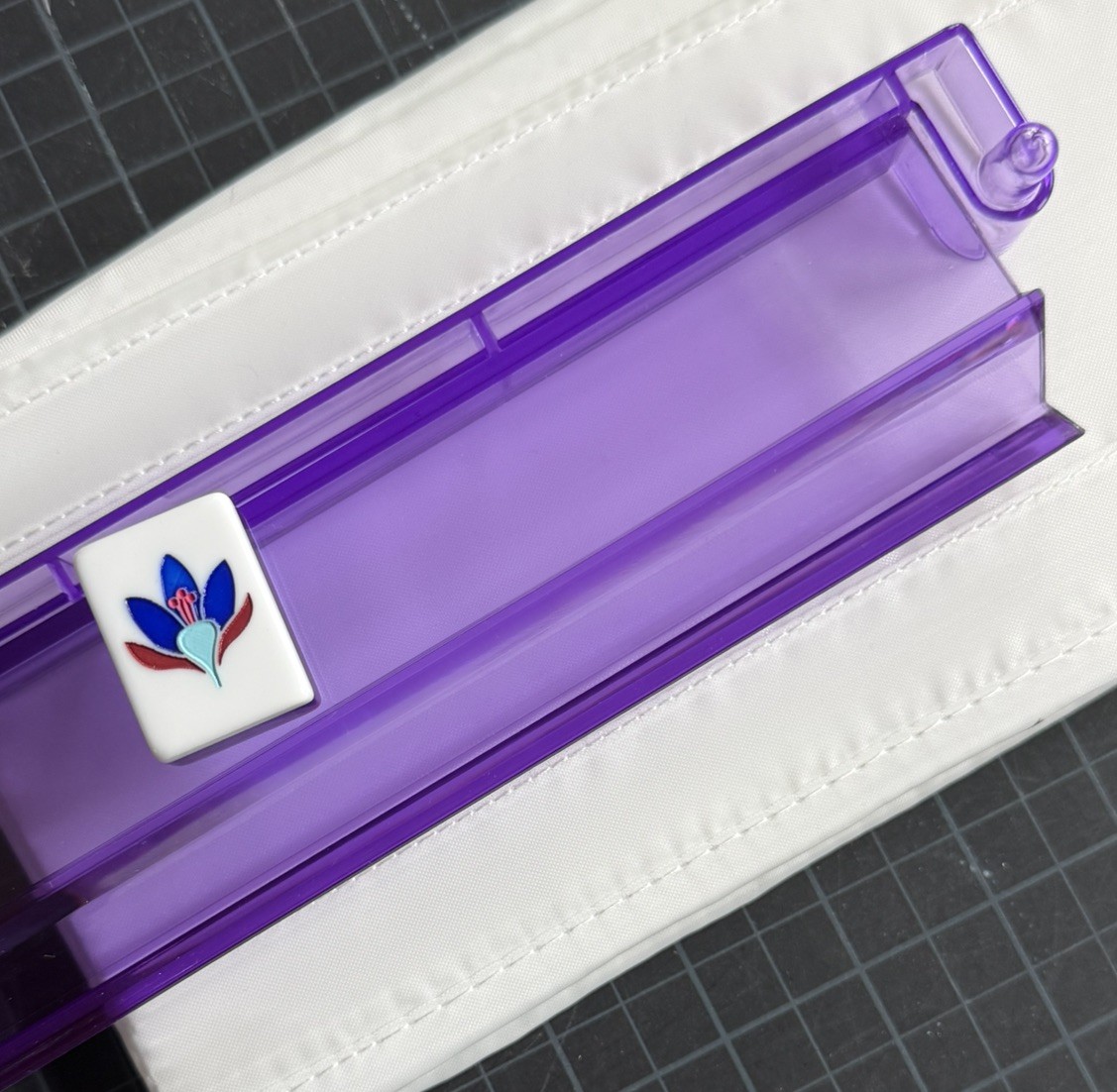 Set of 4 PURPLE 17” Mahjong Racks with Built-in 18.5” Pushers – NEW IN PACKAGING
