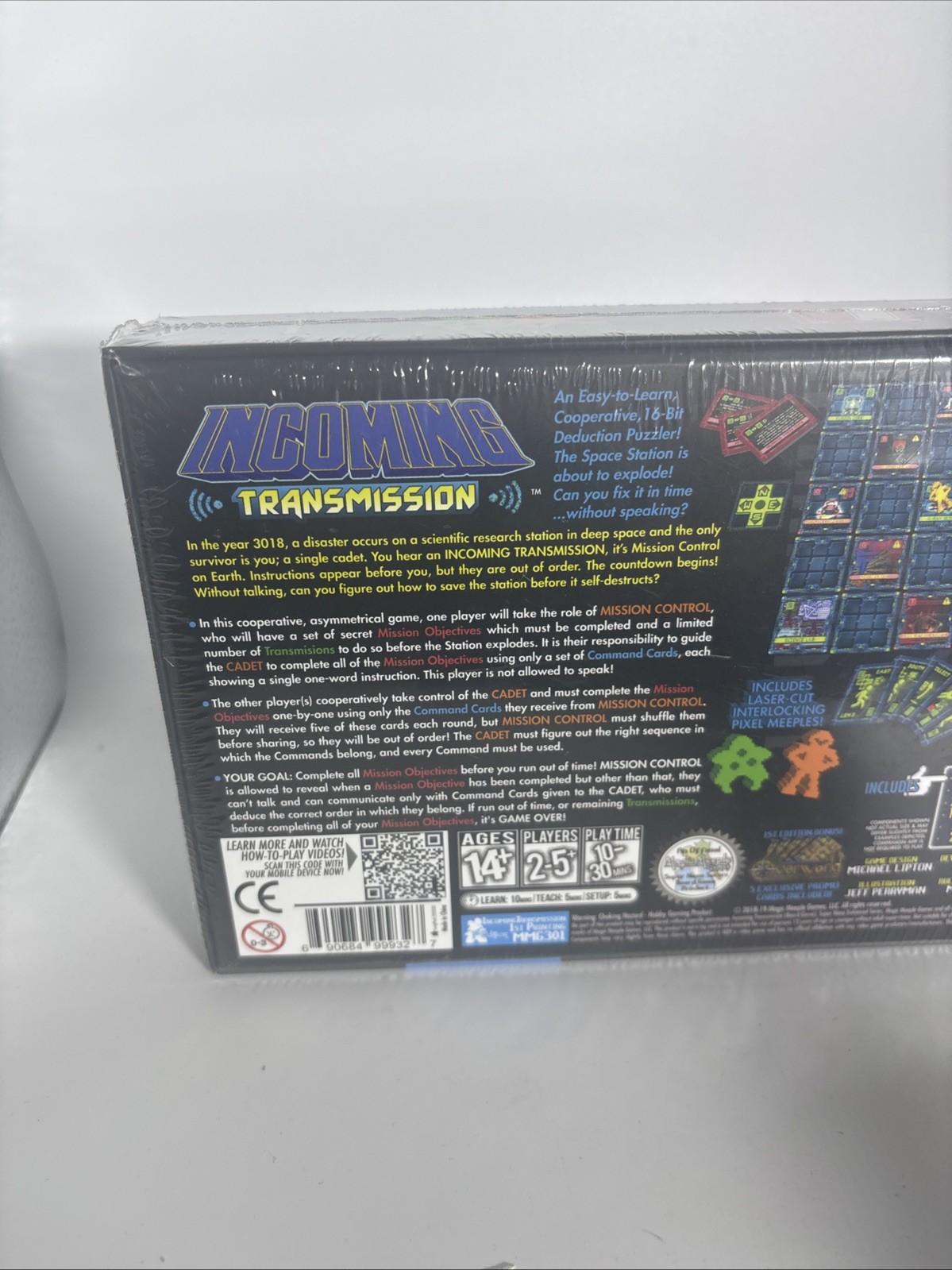 Magic Meeple Board Game Incoming Transmission, SEALED, Super Rare, HTF, 1st Ed.