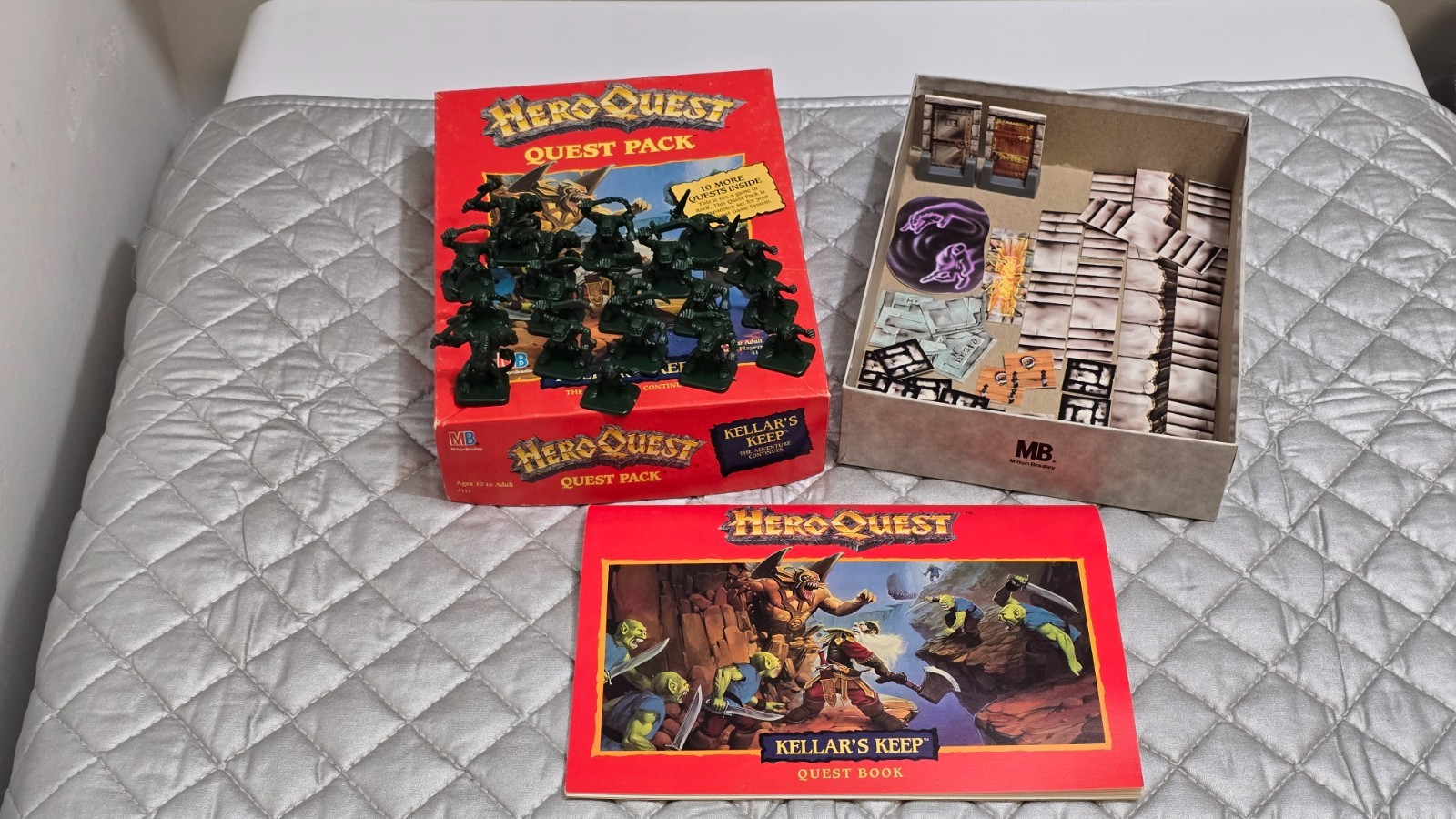 Vintage Hero Quest – Quest Pack – Kellars Keep – 1991 MB Complete and Nice!