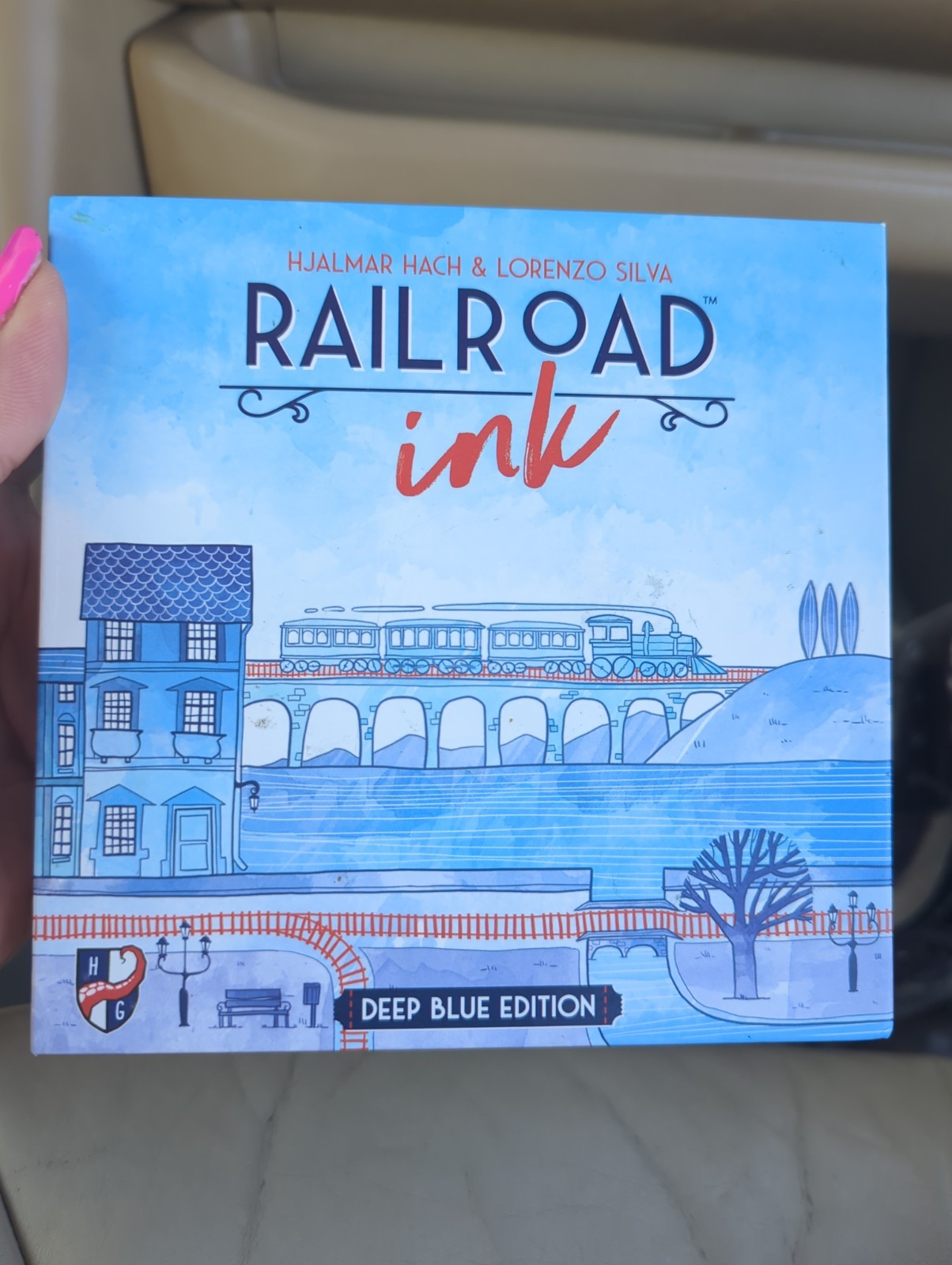 RAILROAD INK Deep Blue Edition Puzzle Game Hjalmar Hach Lorenzo Silva New