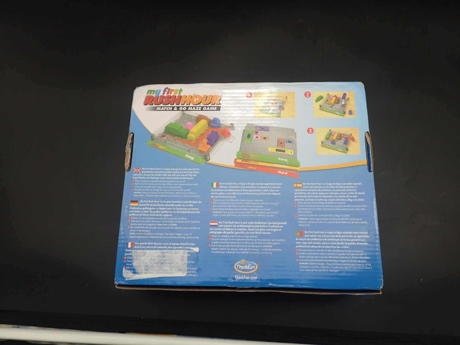 ThinkFun My First Rush Hour Match & Go Maze Game Cars Maze Challenges Ages 3+