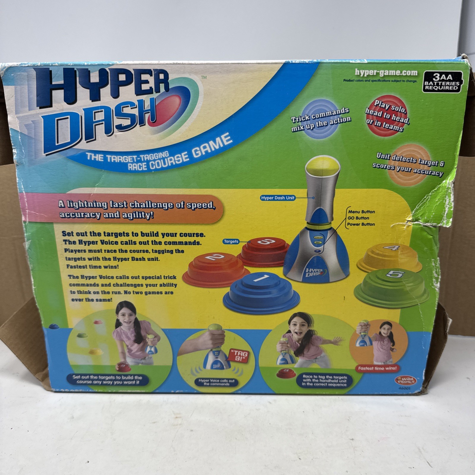 Hyper Dash Game Wild Planet Best Toy Award Target Tagging Game 2008 WORKS