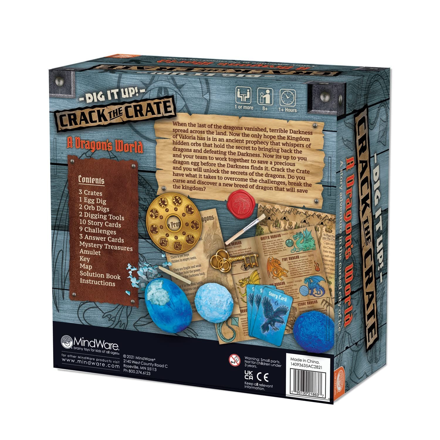 Dig It Up! Crack the Crate Board Game for 1 or More Players – Bring the Thril…