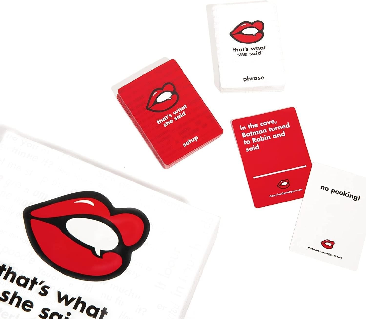 That’s What She Said: Hilarious Adult Party Game with 458 Cards for 4+ Players