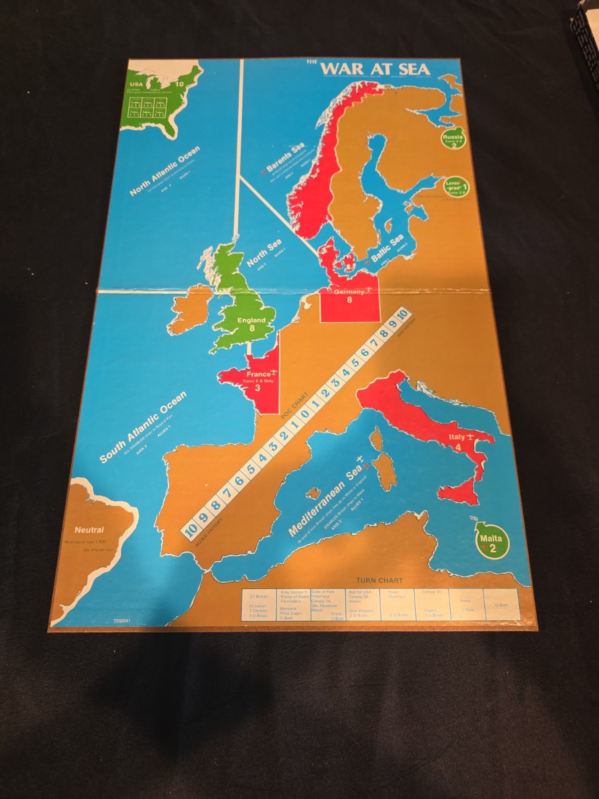 Vintage War at Sea Board Game – Avalon Hill (1976)
