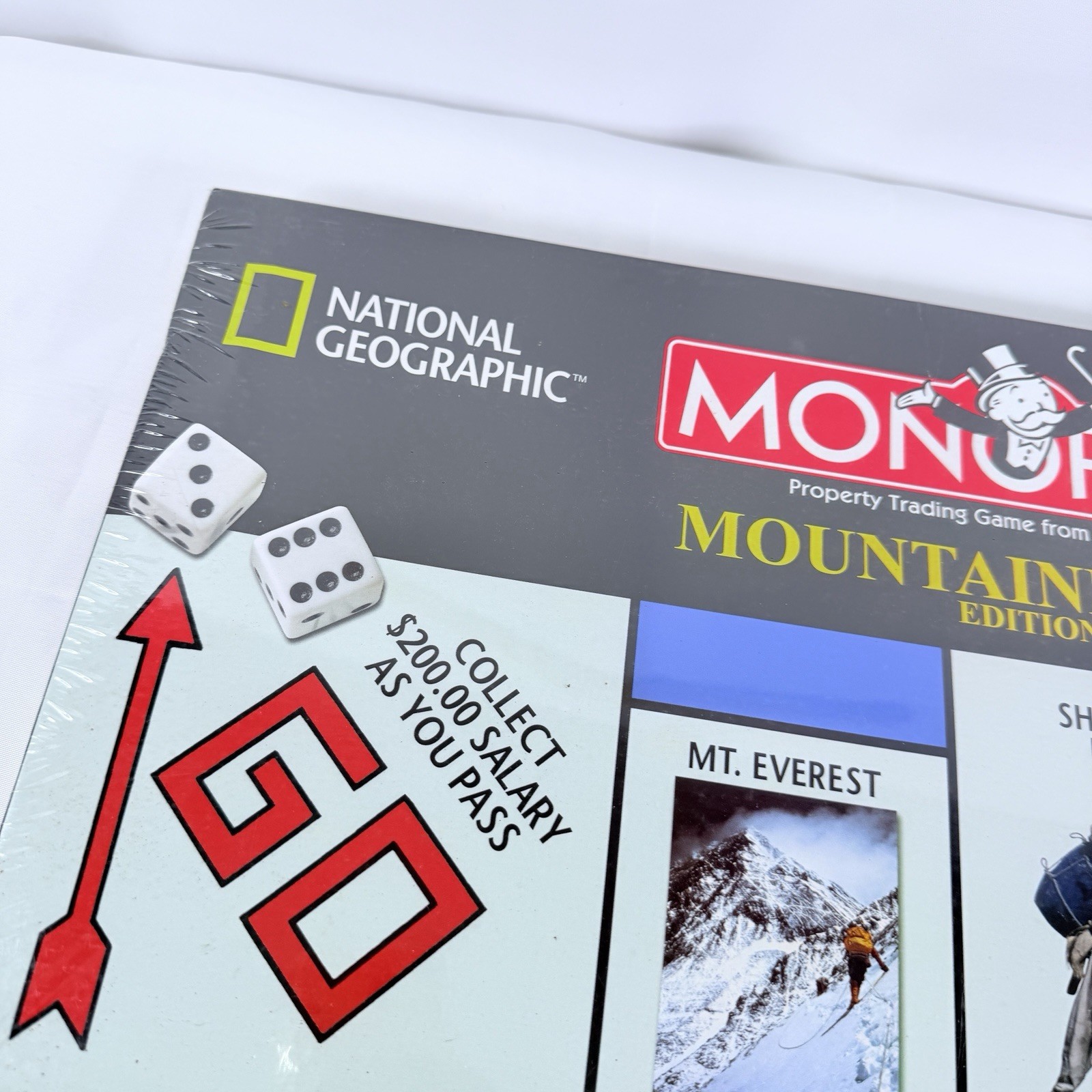 Monopoly National Geographic Mountaineering Edition 2001 New Sealed