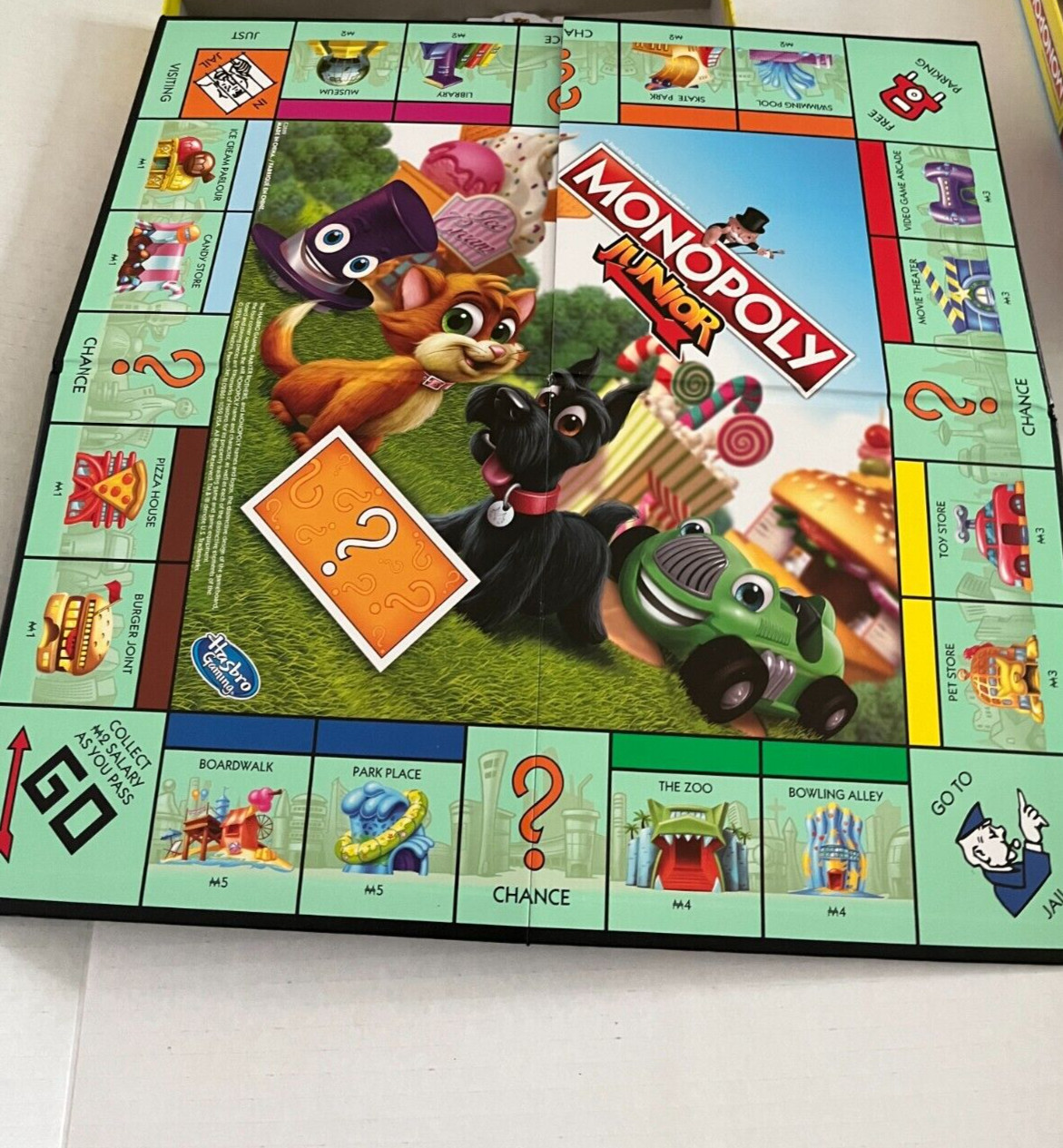 Hasbro Gaming Monopoly Junior Board Game, Ages 5 and up- Complete