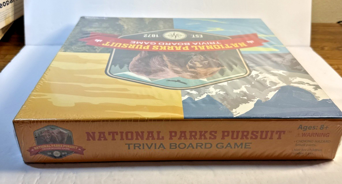 National Parks Pursuit Trivia Board Game, FunWares Ages 8+ BRAND NEW &SEALED