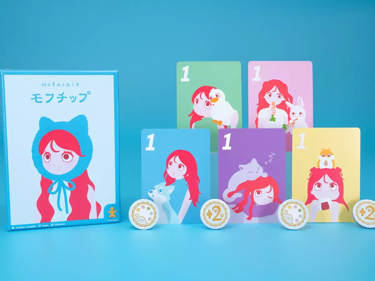 MofuChip 3-5 players 10-15 mins Trick taking Board Game Card Game Japan