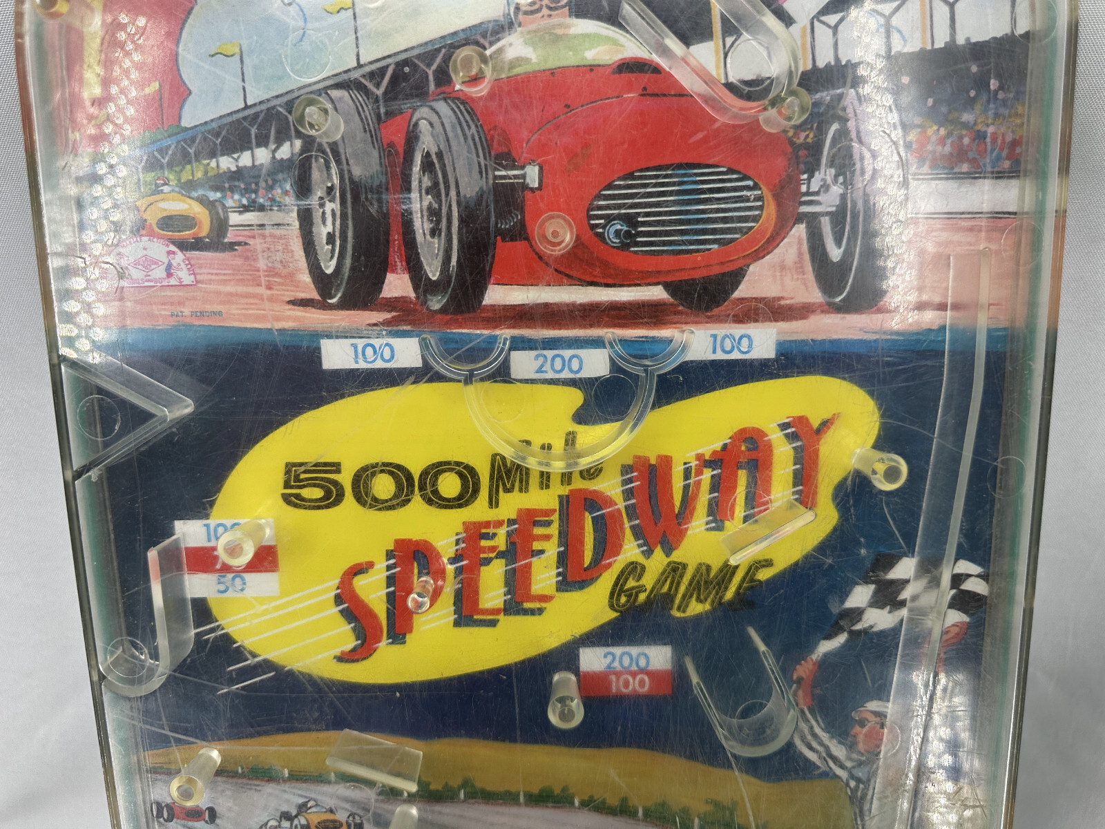 500 Mile Speedway Game Wolverine Toy 153 Pinball Game