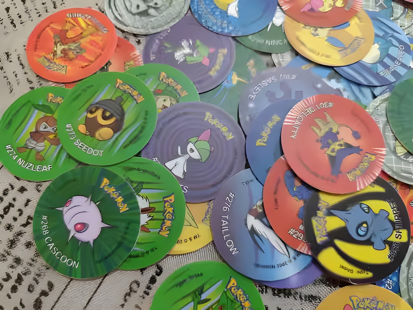 Pokemon Tazos 141/141 Generation 3 – Complete Set