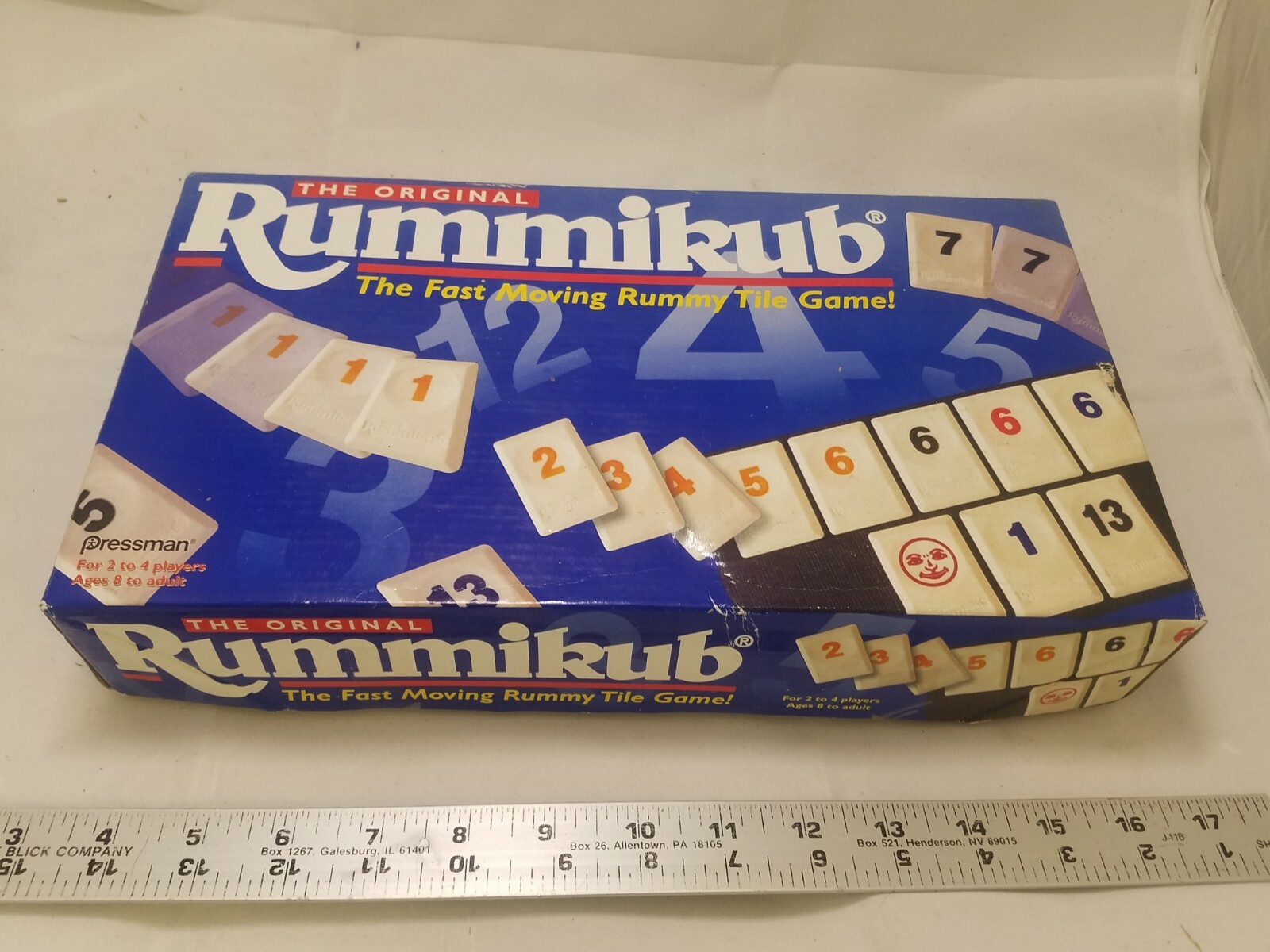 Vintage Rummikub The Original Rummy Tile Game 400C 1997 COMPLETE