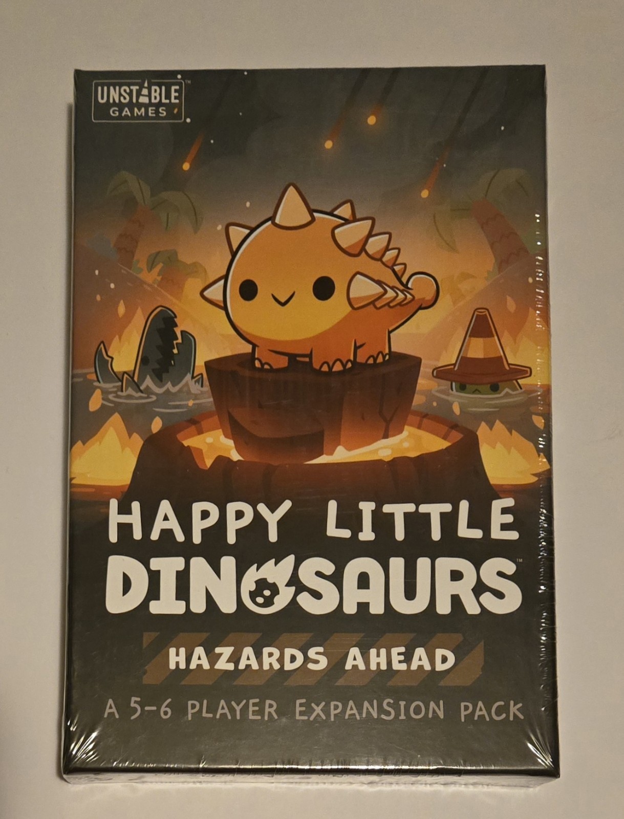 Happy Little Dinosaurs Hazards Ahead Expansion Game for Tabletop Gameplay