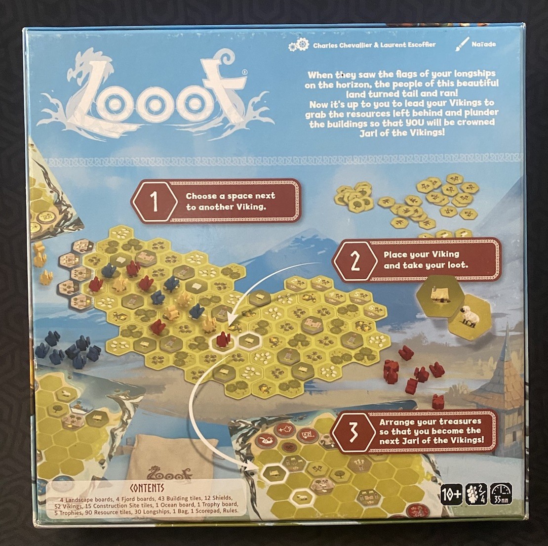 Looot Board Game Fun, Family Game for Kids and Adults Hachette Vikings Norway