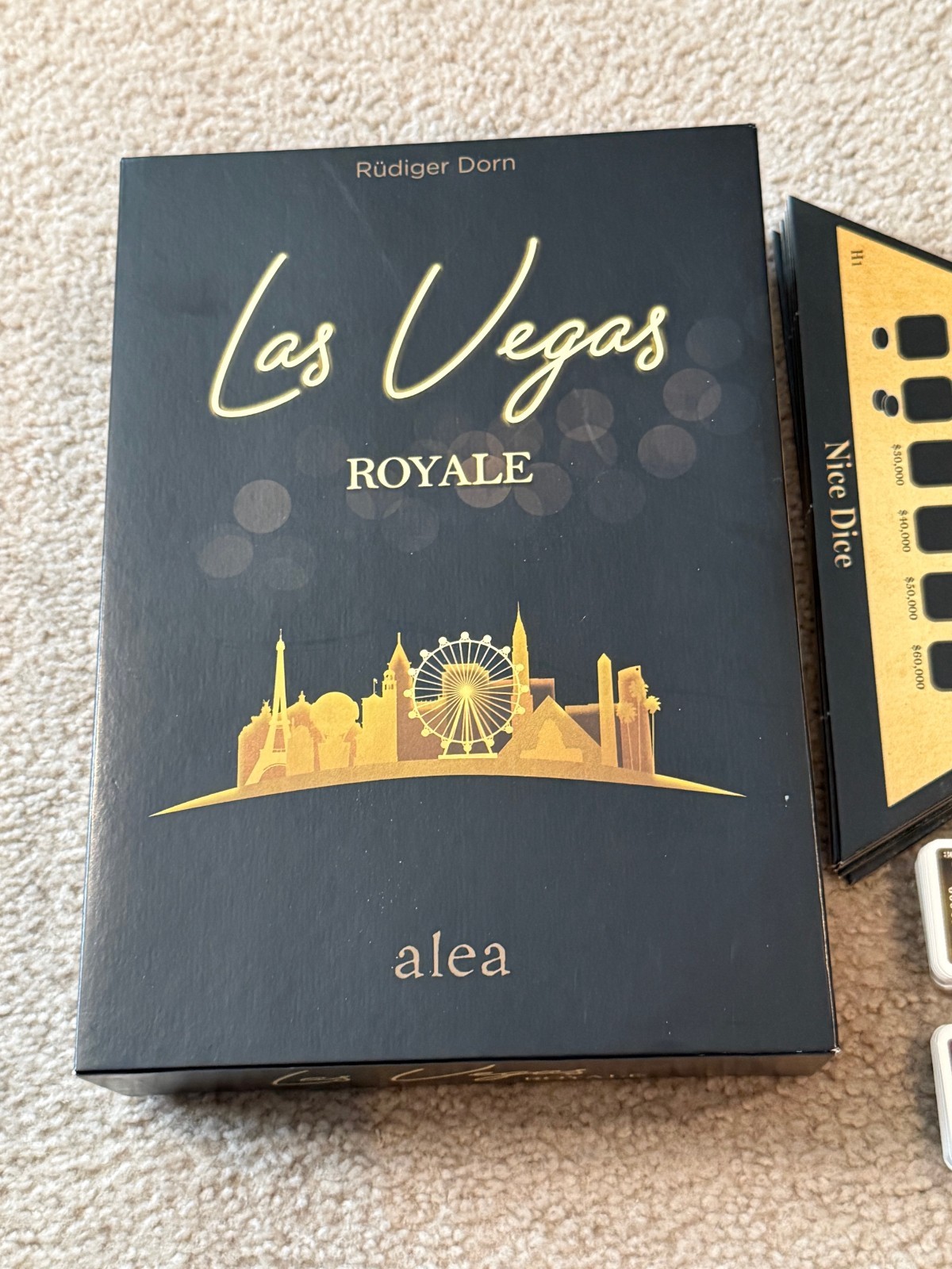 Las Vegas Royale Board by by Alea & Rudiger Dorn – Complete & Excellent