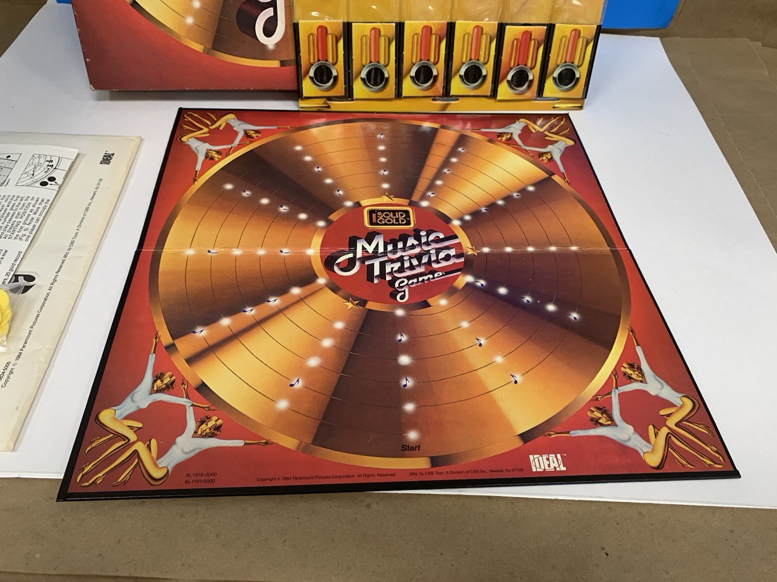 Vintage Solid Gold Music Trivia Game Treasure Trove of Music Trivia Oldies-1984