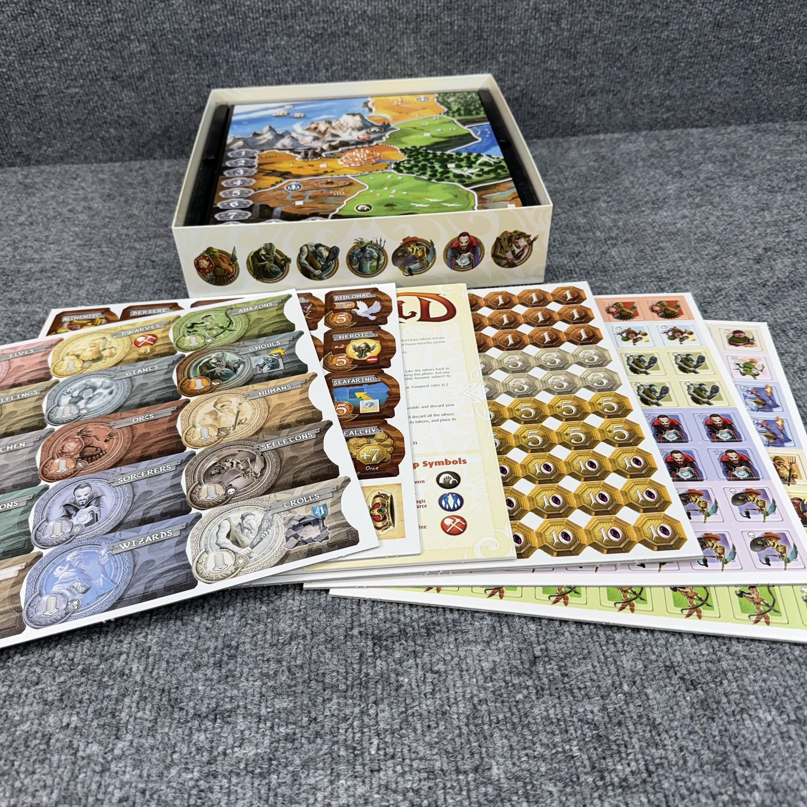 SMALL WORLD Board Game By Fantasy Philippe Keyaerts Days of Wonder 100% Complete