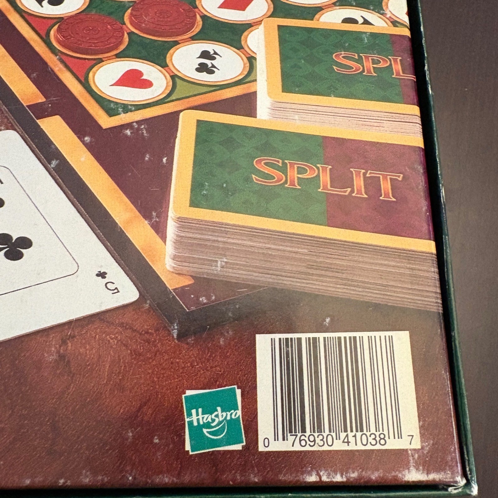 Split Board Game Parker Brothers Hasbro 1999 Vintage Card Strategy Game Complete