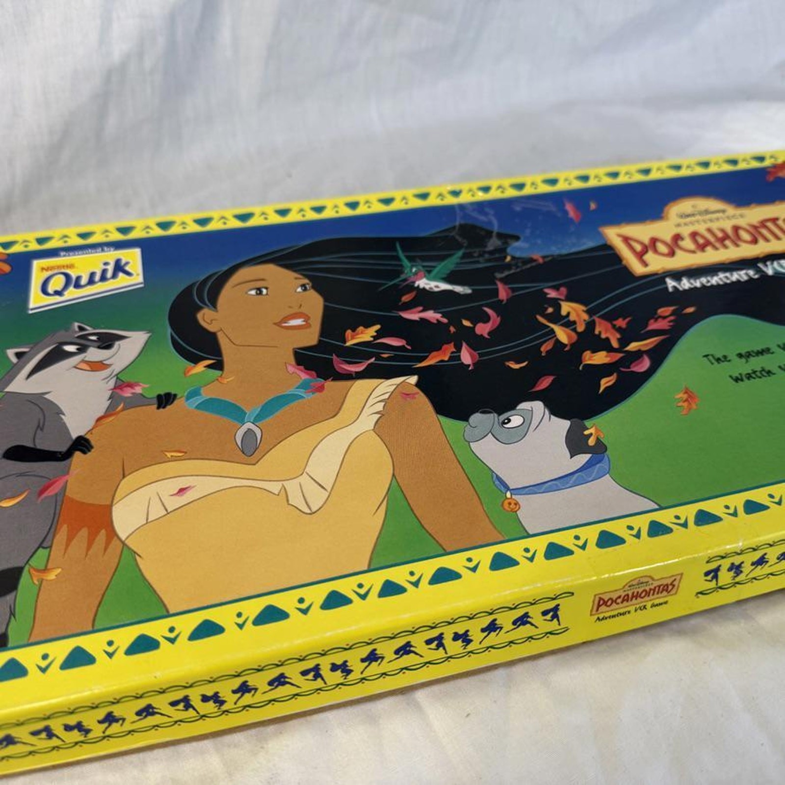 1996 Promo Disney’s Pocahontas Adventure VCR Board Game- Nestle Quik