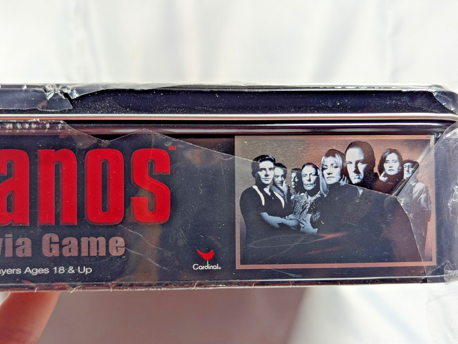 The Sopranos Trivia Game HBO Cardinal Metal Collectors Tin New