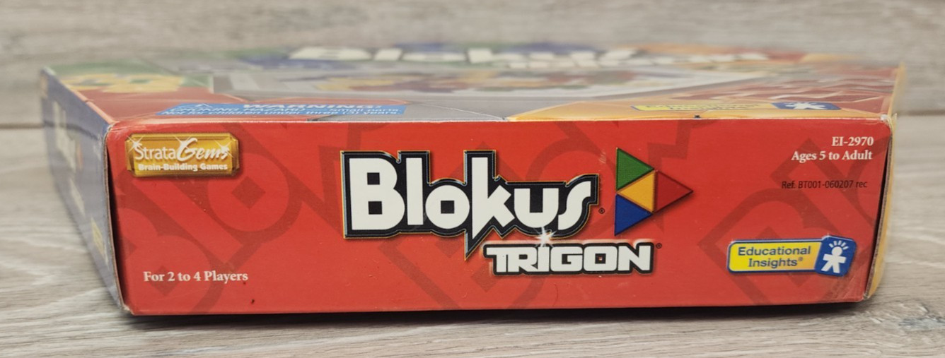 Blokus Trigon EI-2970 Board Game 2006 Educational Insights 100% Complete