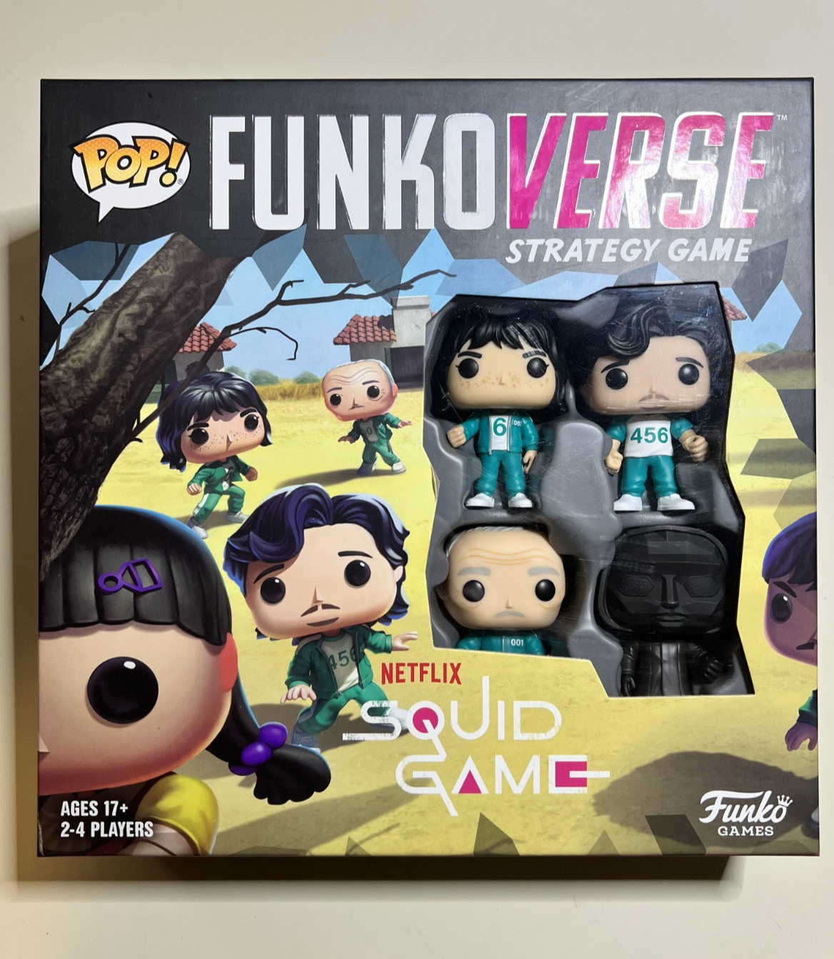Funkoverse Strategy Game NETFLIX Squid Game 100 4-Pack AGES 17+ – NEW – Sealed