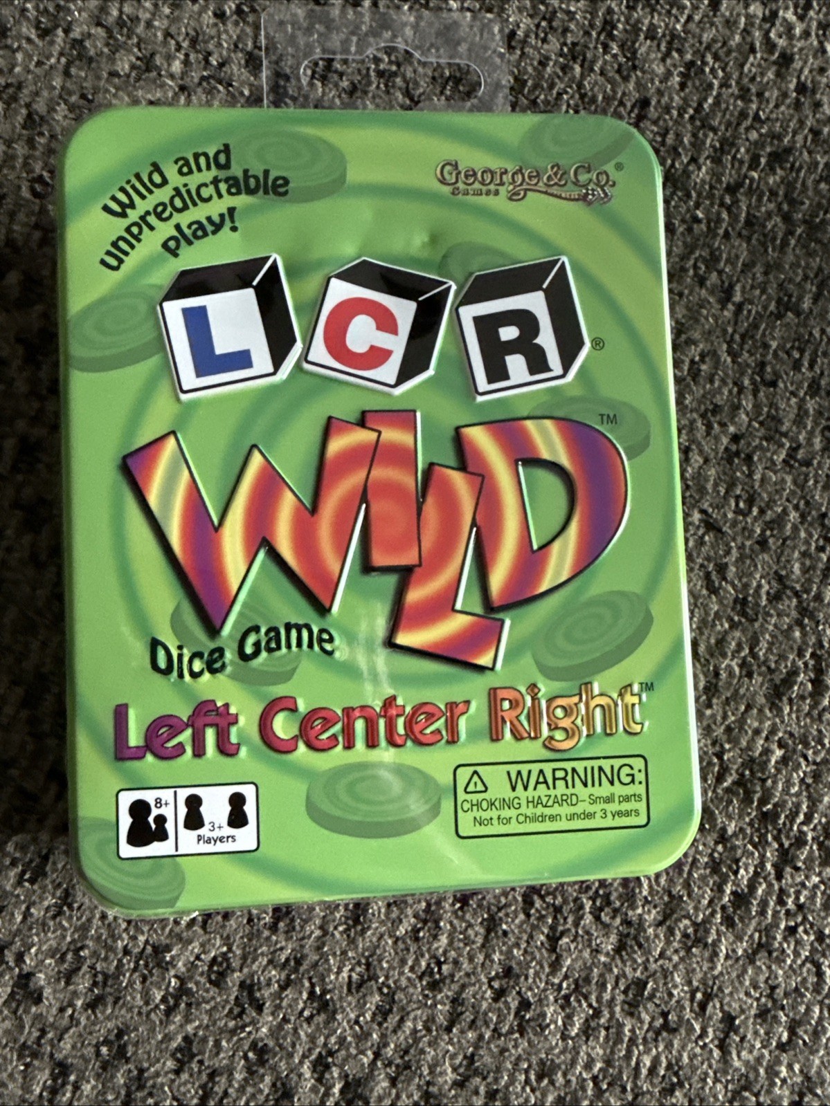 George and Company GEO0723 LCR (R) Wild Dice Game NEW UNOPENED