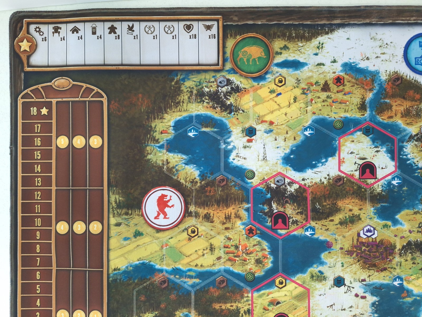 Official Scythe Neoprene Playmat 36″ x 28″ Board Game Mat – Stonemaier Games…