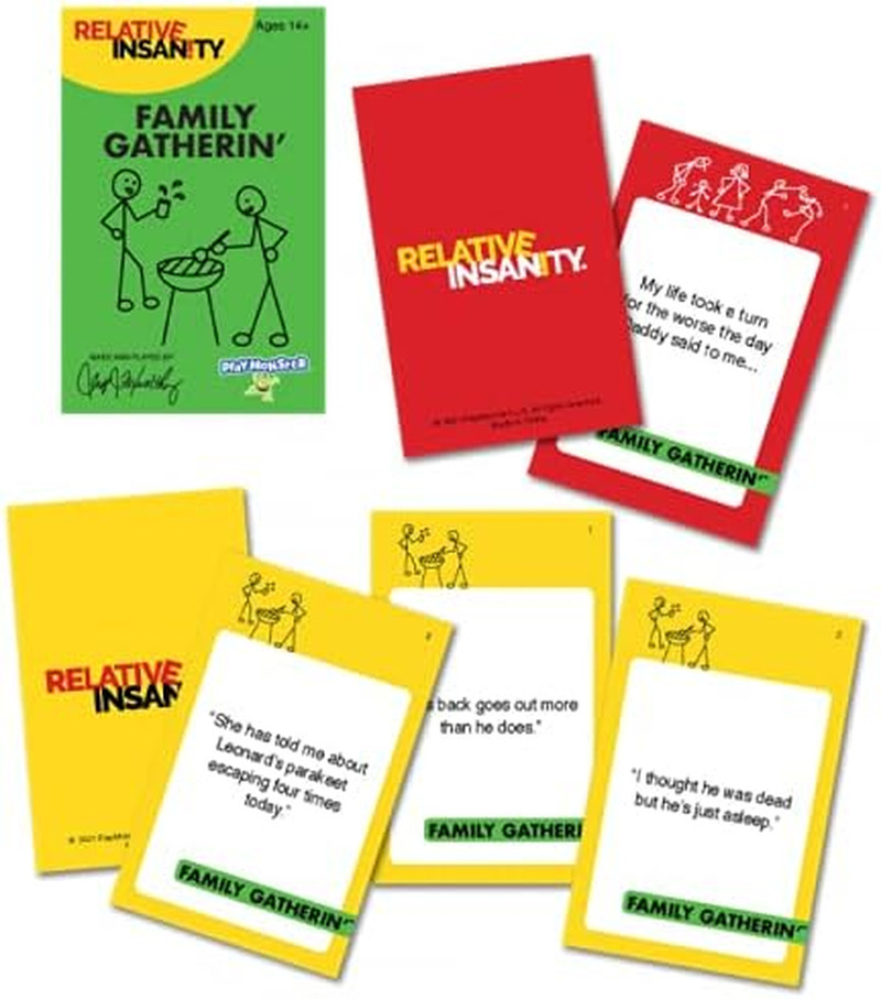 Relative Insanity — Family Gatherin’ — Laugh-Out-Loud Party Game All about Famil