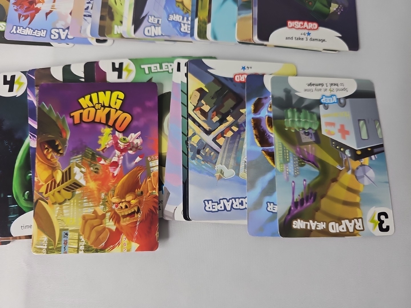 King Of Tokyo Replacement Part / Piece – 66 Cards