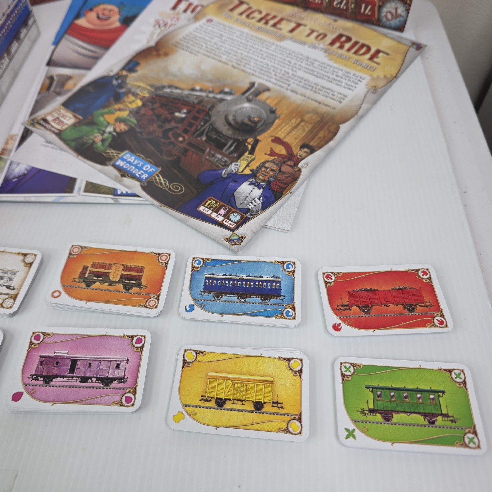 Days of Wonder Ticket To Ride by Alan R. Moon Train Adventure Board Game Family